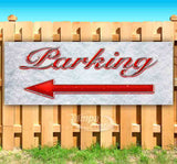 Parking Left Arrow Banner