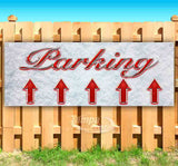 Parking Up Arrow Banner