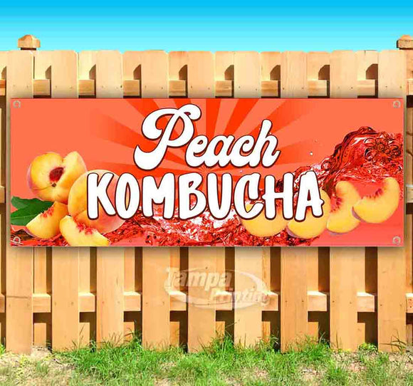 Peach Kombucha Banner