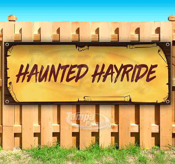 Haunted Hayride Banner