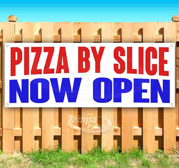 Pizza By Slice Now Open Banner