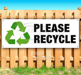 Please Recycle Banner