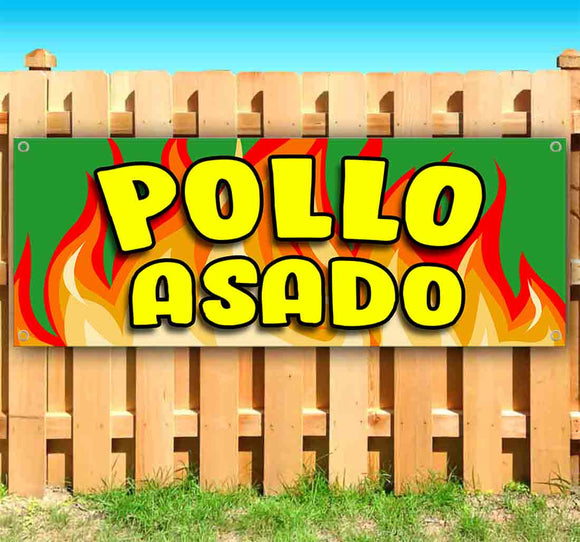 Pollo Asado Flames Banner