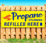 Propane Cylinders Refilled Here Banner