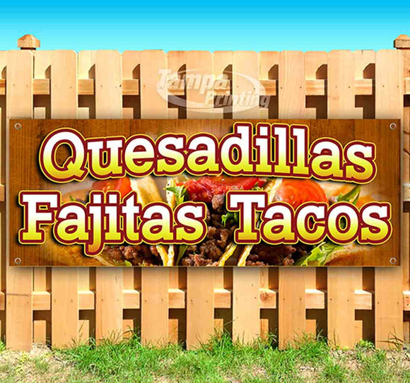 Quesadillas, Fajitas, Tacos Banner