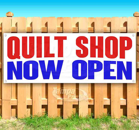 Quilt Shop Now Open Banner