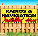 Radios And Navigation Installed Here Banner