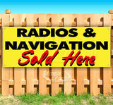Radios And Navigation Sold Here Banner
