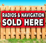 Radios And Navigation Sold Here Banner