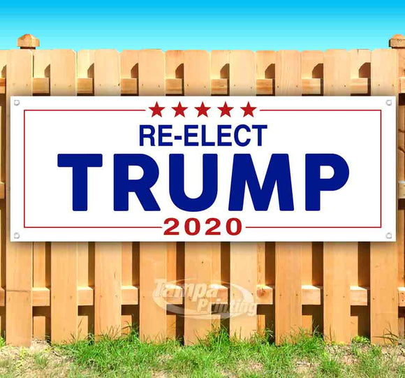 Re-Elect Trump Banner