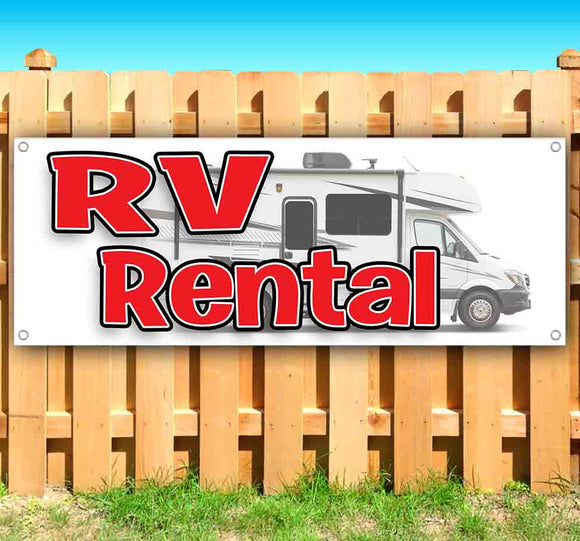 Privat Rv Rental Sign Full Color Custom Banners | 24 hr Production. Fast Free Shipping ...