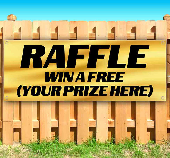 Custom Raffle Banners Full Color Custom Banners | 24 hr Production. Fast Free Shipping ...