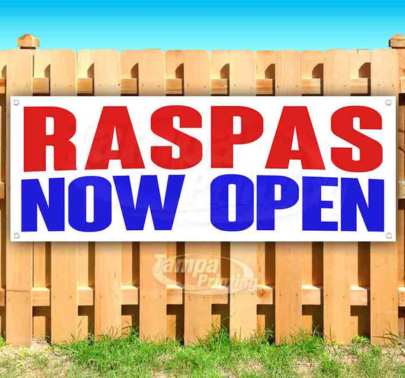 Raspas Now Open Banner