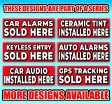 Ceramic Coating Sold Here Banner