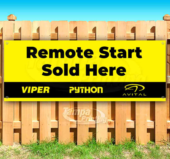 Remote Start Sold Here Banner