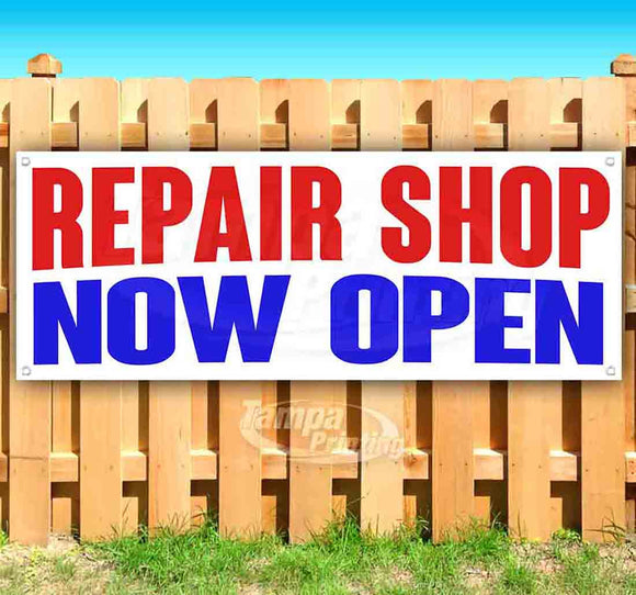 Repair Shop Now Open Banner
