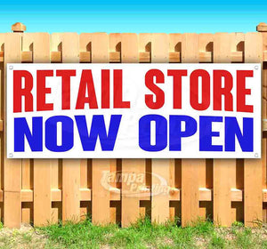 Retail Store Now Open Banner