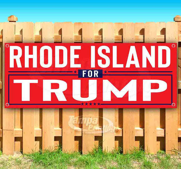 Rhode Island For Trump Banner