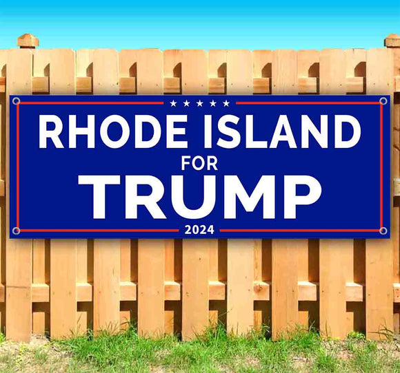 Rhode Island For Trump 2024 Banner