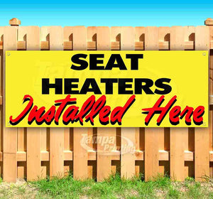 Seat Heaters Installed Here Banner