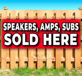 Speakers, Amps, Subs Sold Here Banner
