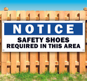 Safety Shoes Required Notice Banner