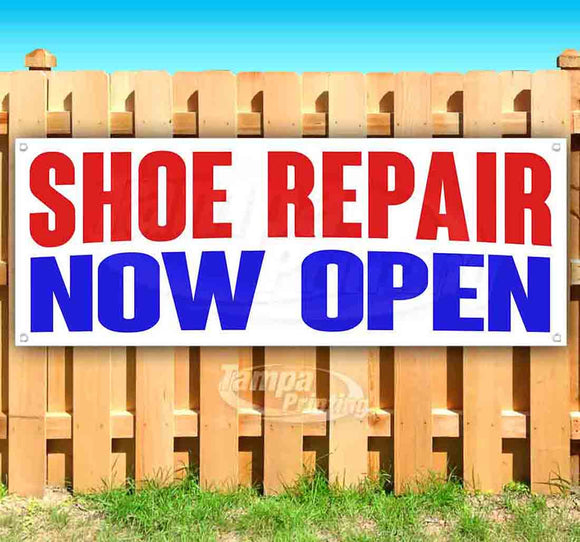 Shoe Repair Now Open Banner