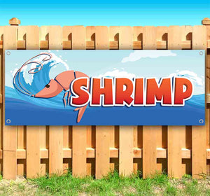 Shrimp With Waves Banner
