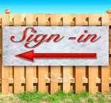 Sign-In Left Arrow Banner