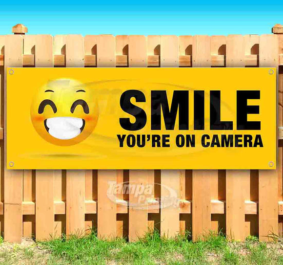 Smile Youre On Camera Grin Banner