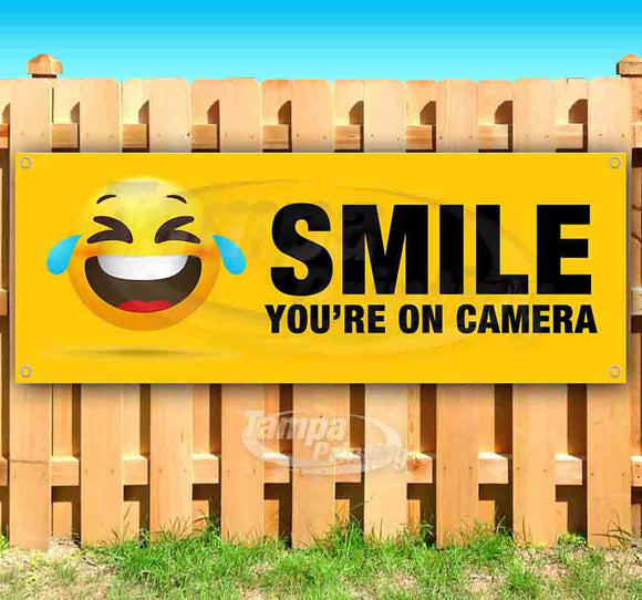 Smile Youre On Camera Laugh Banner