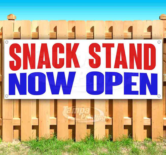 Snack Stand Now Open Banner