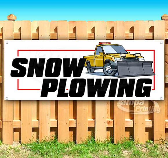 Snow Plowing Banner
