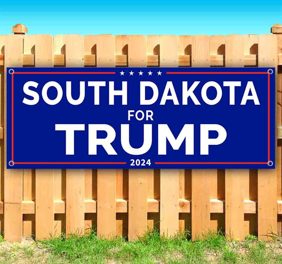 S. Dakota For Trump 2024 Banner