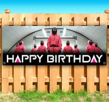 Squid Show Happy Birthday Banner