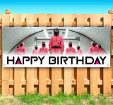 Squid Show Happy Birthday Banner