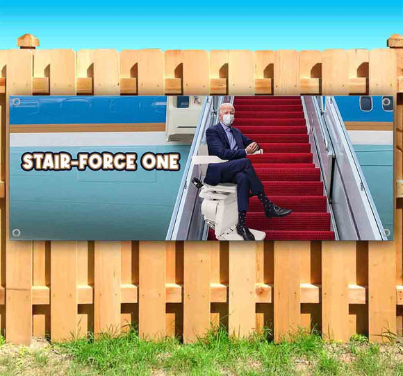 Stair Force One Biden Banner