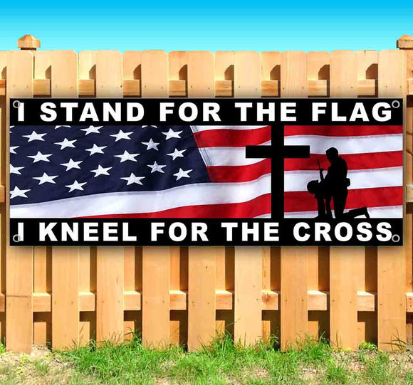 I Stand For The Flag I Kneel For The Cross Banner