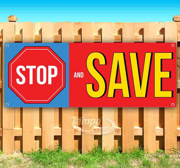 Stop & Save Banner