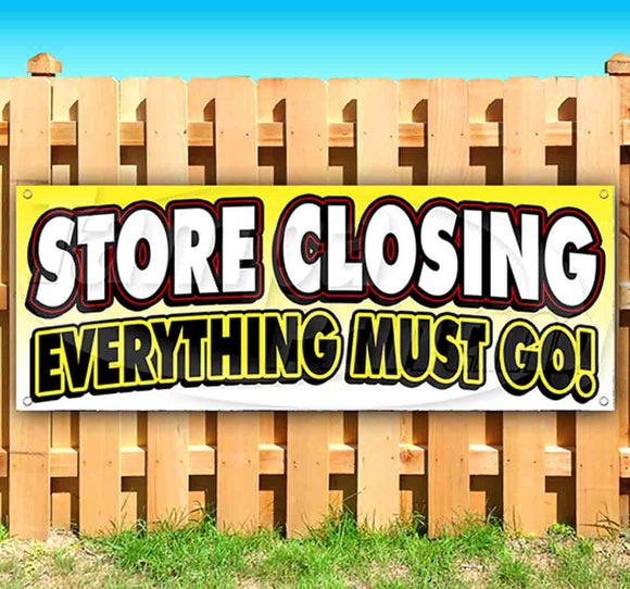 Store Closing Everything Must Go Banner