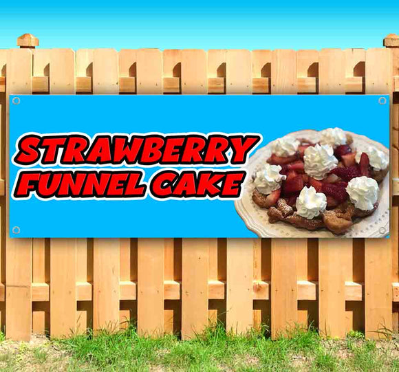 Strawberry Funnel Cake Banner