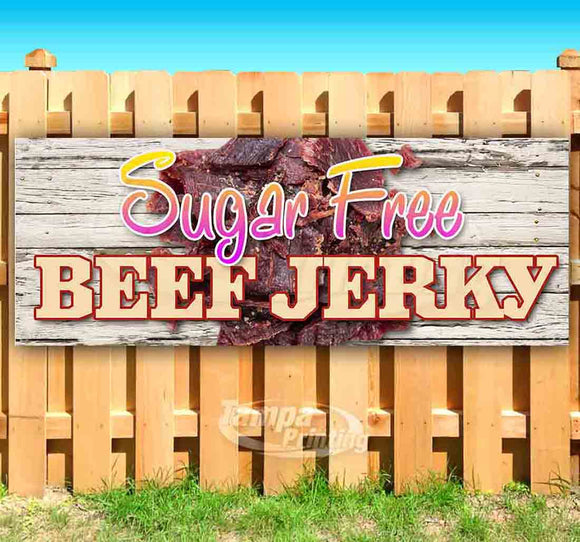 Sugar Free Beef Jerky Banner