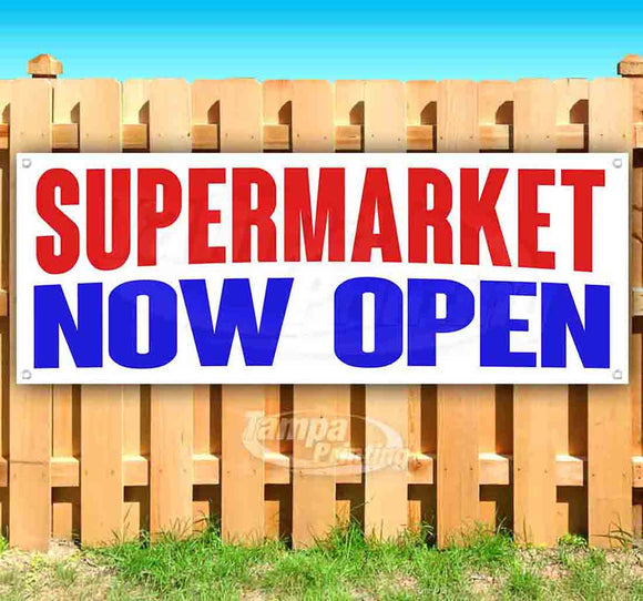 Supermarket Now Open Banner