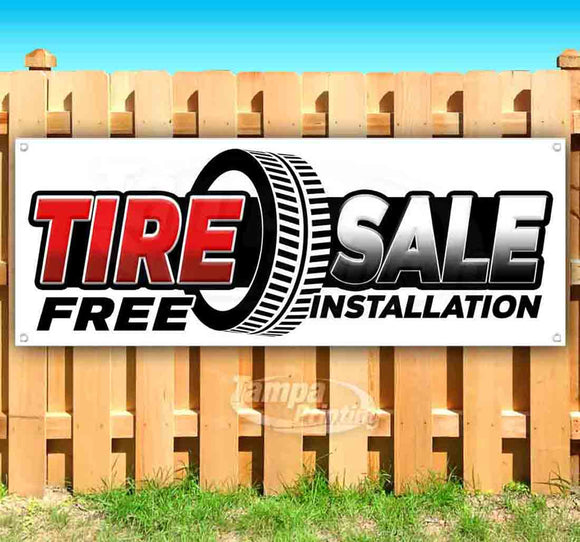 Tire Sale Free Installation Banner
