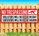 No Trespassing Banner
