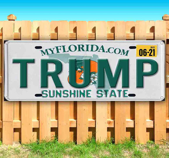 TRUMP Florida License Plate Banner