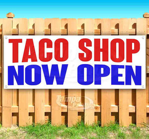Taco Shop Now Open Banner