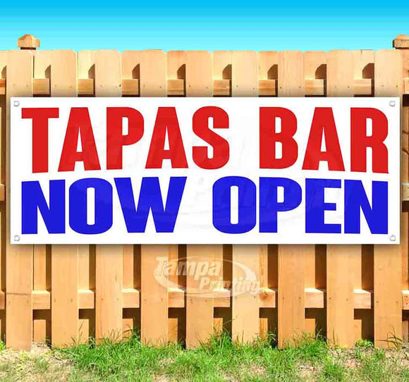 Tapas Bar Now Open Banner