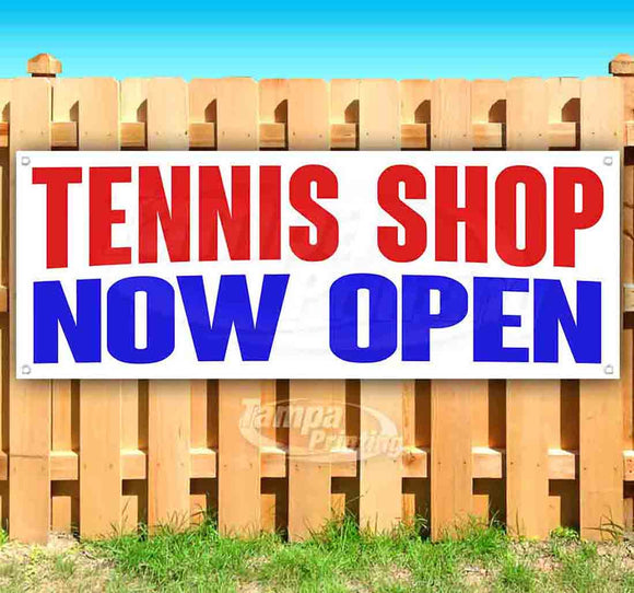 Tennis Shop Now Open Banner