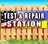 Test And Repair Station Banner